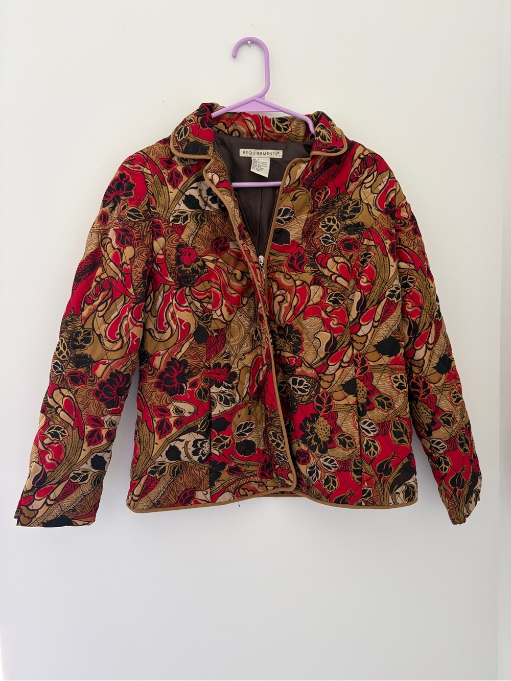 Quilted Floral Jacket